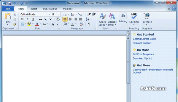 Microsoft Office 2010 Starter Free